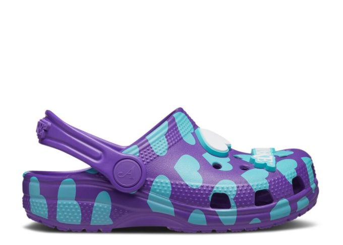 Awake NY x Classic Clog Kids « La maison est là où se trouve le cœur – Violet »