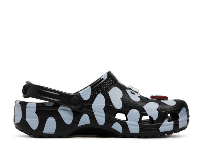 Awake NY x Classic Clog « La maison est là où se trouve le cœur – Noir »