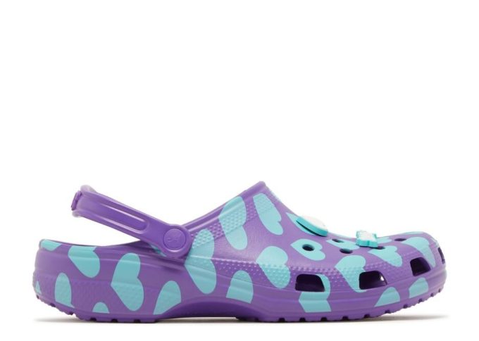Awake NY x Classic Clog « La maison est là où se trouve le cœur – Violet »