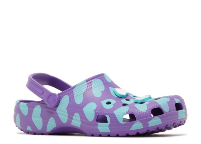 Awake NY x Classic Clog « La maison est là où se trouve le cœur – Violet »