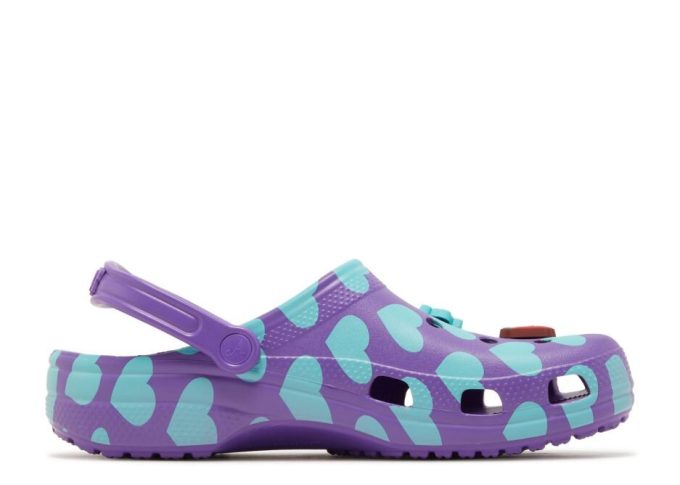 Awake NY x Classic Clog « La maison est là où se trouve le cœur – Violet »