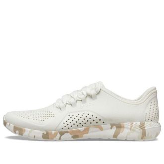 Baskets Crocs LiteRide imprimées camouflage Pacer « Blanc Tan » 207286-1CN