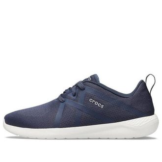 Baskets à lacets Crocs LiteRide Modform « Bleu marine et blanc » 206070-462