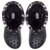 Bottes Crocs Classic Lined Neo Puff Tie Dye « Noir et blanc » 207328-001