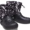 Bottes Crocs Classic Lined Neo Puff Tie Dye « Noir et blanc » 207328-001