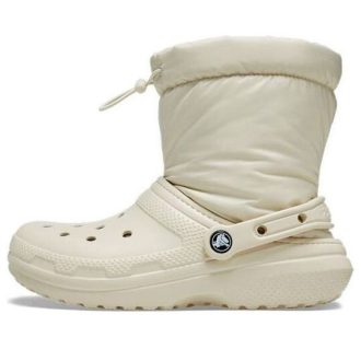 Bottes Crocs Classic Neo Puff doublées (femmes) « Beige » 206630-2Y2