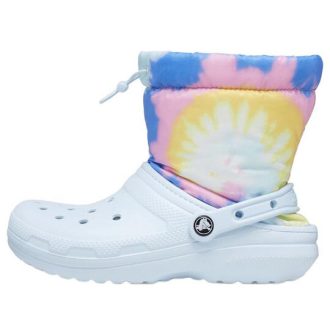 Bottes Crocs Classic Neo Puff doublées « Tie Dye Mineral Blue » 207328-002
