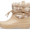 Bottes Crocs Classic Neo Puff Luxe (femmes) « Beige Blanc » 207312-2E9