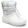 Bottes Crocs Classic Neo Puff Luxe (femmes) « Blanc gris » 207312-1CR