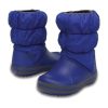Bottes d&rsquo;hiver bouffantes Crocs (GS) « Bleu » 14613-4BH