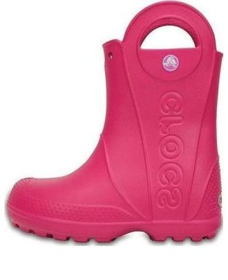 Bottes de pluie Crocs (GS) Candy Pink Handle It « Rose » 12803-6X0