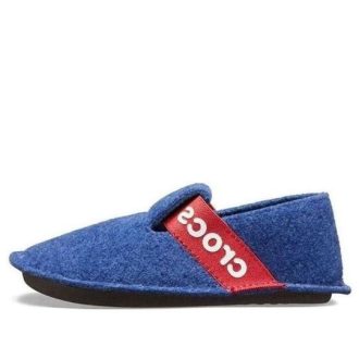 Chaussons classiques Crocs (GS) « Bleu Rouge » 205349-4O5
