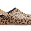 Chaussons Crocs Baya doublés à imprimé léopard 205975-98R