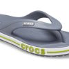 Chaussons Crocs Bayaband Flip antidérapants et résistants à l&rsquo;usure, style décontracté, gris-vert, « Gris-vert » 205393-0A3