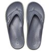Chaussons Crocs Bayaband Flip antidérapants et résistants à l&rsquo;usure, style décontracté, gris-vert, « Gris-vert » 205393-0A3