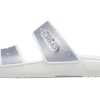 Chaussons Crocs Classic Casual Fashion unisexes argentés 207769-90H