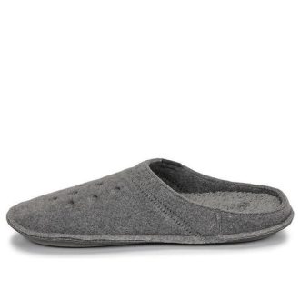 Chaussons Crocs Classic Casual, épais et chauds, unisexes, gris 203600-00Q