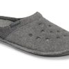 Chaussons Crocs Classic Casual, épais et chauds, unisexes, gris 203600-00Q