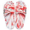 Chaussons Crocs Classic Clog Marble Beach unisexes rouges et blancs « Rouge et blanc » 206879-884 Chaussons Crocs Classic Clog Marble Beach unisexes rouges et blancs « Rouge et blanc » 206879-884