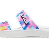 Chaussons Crocs Classic colorés unisexes blancs et roses « Blanc Rose » 207771-102 Chaussons Crocs Classic colorés unisexes blancs et roses « Blanc Rose » 207771-102