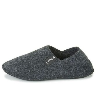 Chaussons Crocs Classic Slipper à semelle souple unisexes noirs 205837-060