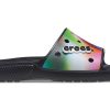 Chaussons Crocs colorés et décontractés unisexes, multicolores et noirs, 207557-0C4