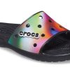 Chaussons Crocs colorés et décontractés unisexes, multicolores et noirs, 207557-0C4