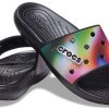 Chaussons Crocs colorés et décontractés unisexes, multicolores et noirs, 207557-0C4