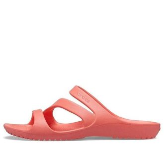 Chaussons Crocs (femmes) orange rouge 206756-6SL