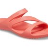 Chaussons Crocs (femmes) orange rouge 206756-6SL