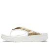 Chaussons Crocs (femmes) à semelle épaisse en or blanc « Or blanc » 206919-100