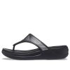 Chaussons Crocs Monterey Metallic Noir Élégant (Femme) 206850-001