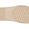 Chaussons Crocs Sloane Shine Low Slide minimalistes et décontractés, couleur marron et or, 206921-212