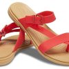 Chaussons décontractés Crocs (femmes) rouge flamme 206108-8C1