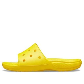 Chaussons de sport antidérapants Crocs Cozy unisexes jaunes 206121-7C1