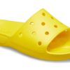 Chaussons de sport antidérapants Crocs Cozy unisexes jaunes 206121-7C1