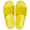 Chaussons de sport antidérapants Crocs Cozy unisexes jaunes 206121-7C1