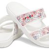 Chaussons de sport antidérapants et résistants Crocs Classic, unisexes, blancs, 207350-94S