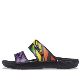 Chaussons de sport antidérapants résistants à l&rsquo;usure Crocs Classic, unisexes, noirs, 207346-0C4