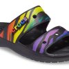 Chaussons de sport antidérapants résistants à l&rsquo;usure Crocs Classic, unisexes, noirs, 207346-0C4