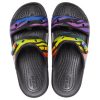 Chaussons de sport antidérapants résistants à l&rsquo;usure Crocs Classic, unisexes, noirs, 207346-0C4