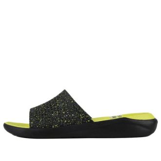 Chaussons de sport classiques Crocs LiteRide unisexes, noir et vert, 205941-060