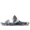 Chaussons de sport Crocs Classic Clog Marble Beach unisexes, blanc et noir, 207701-103