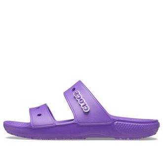 Chaussons de sport Crocs Classic Soft Sole Cozy Flat Heel Unisex Violet 206761-518