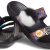Chaussons de sport Crocs Classic Soft Sole Cozy Flat Heel Unisexe Noir 207403-001