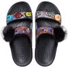 Chaussons de sport Crocs Classic Soft Sole Cozy Flat Heel Unisexe Noir 207403-001