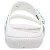 Chaussons de sport Crocs Classic Tropical Outdoor à talon plat (femmes) Blanc Vert 207183-94S