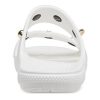 Chaussons de sport Crocs (femmes) à semelle souple et talon plat, blancs, 207387-103