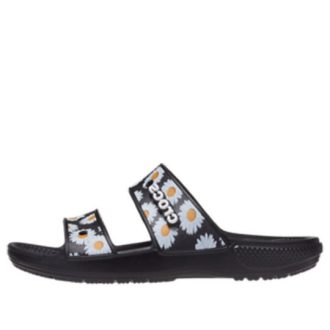 Chaussons de sport légers et résistants Crocs Daisy, unisexes, noir et blanc, 207284-0ZI Chaussons de sport légers et résistants Crocs Daisy, unisexes, noir et blanc, 207284-0ZI
