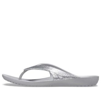 Chaussons de sport minimalistes et confortables Crocs Kadee II, unisexes, argentés, 207314-040 Chaussons de sport minimalistes et confortables Crocs Kadee II, unisexes, argentés, 207314-040